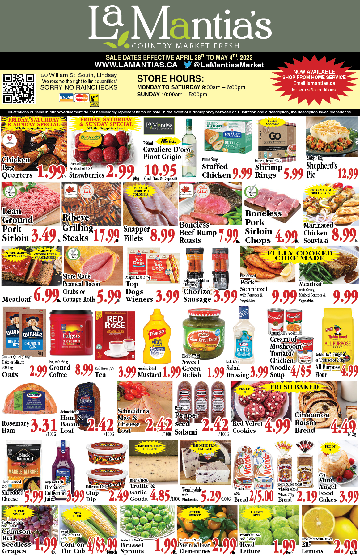 Lamantia's Country Market - Our Weekly Specials.